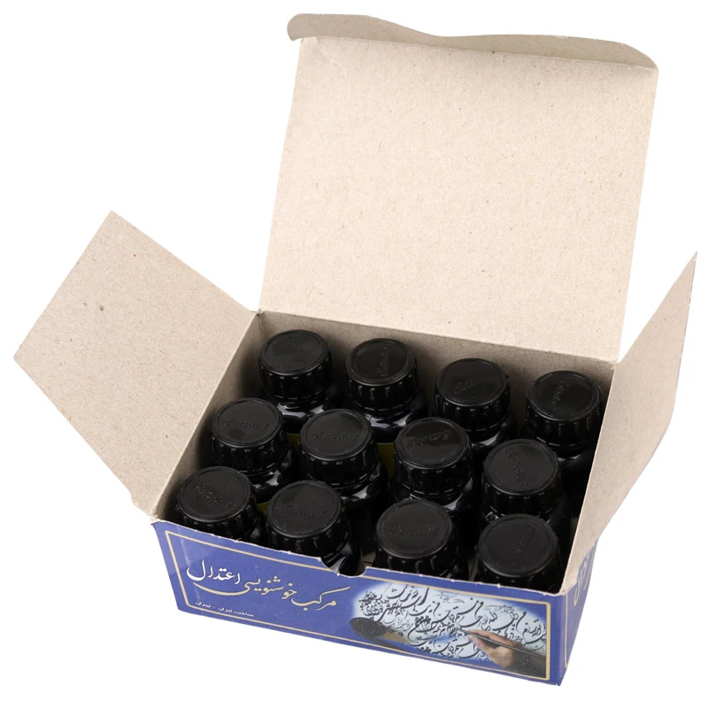 مرکب مشکی خوشنویسی اعتدال Etedal 25ml