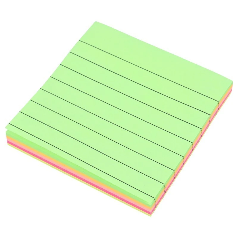 کاغذ یادداشت خط دار چسب دار Xing Li G-3 7.6*7.6cm بسته 100 برگی