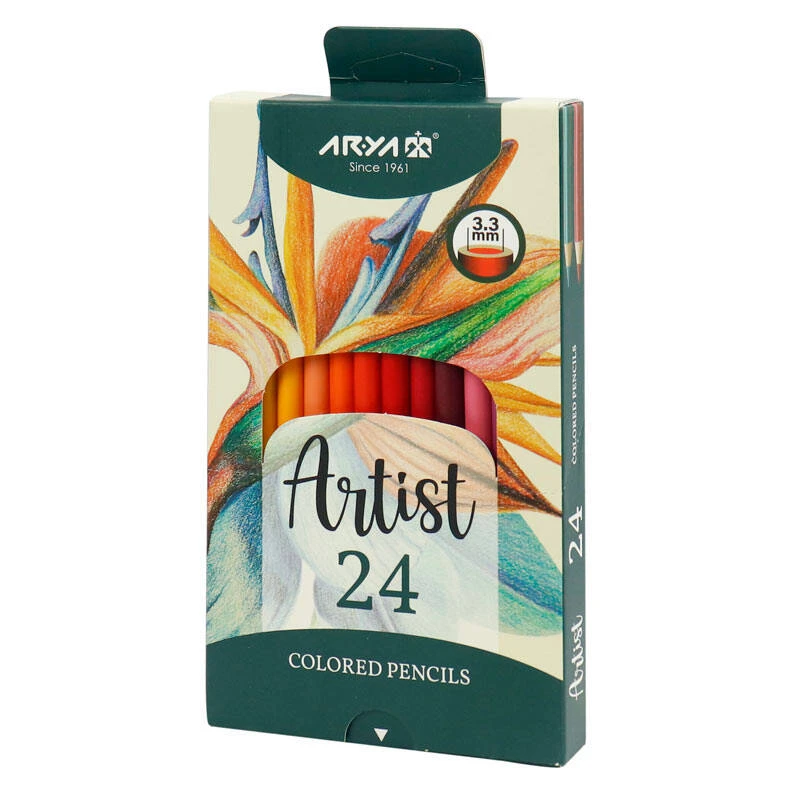مداد رنگی 24 رنگ آریا آرتیست Artist 3602