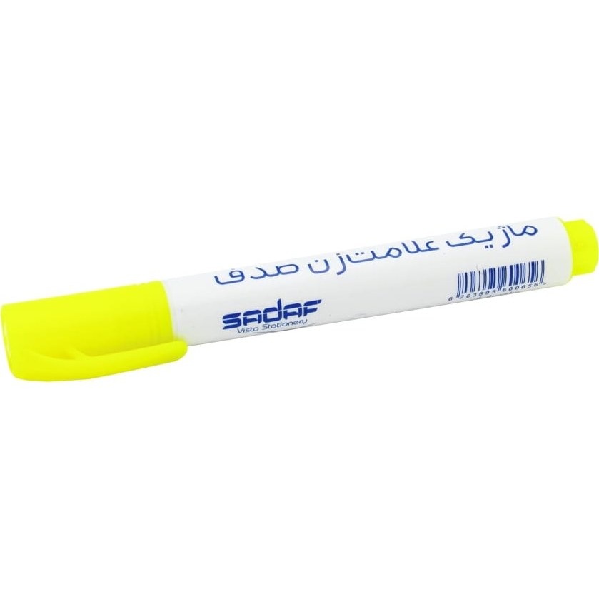 ماژیک علامت زن زرد صدف