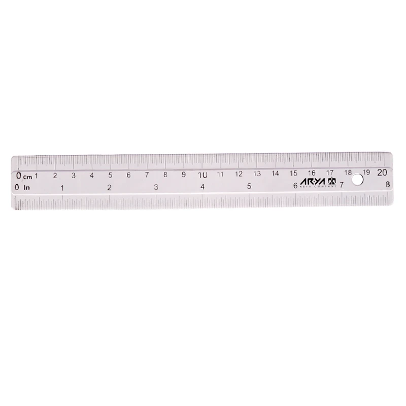 خط کش پلاستیکی آریا Arya 8030 20cm