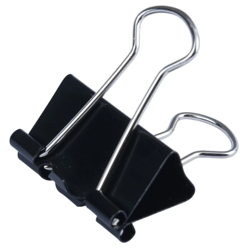 گیره دوبل deli 25mm بسته 12 عددی